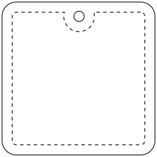 Attache réfléchissante carrée en PVC H-20 RFX™ - 4