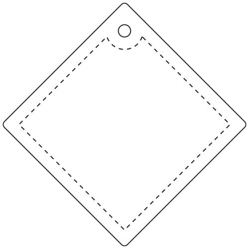 Attache réfléchissante en PVC en forme de diamant H-20 RFX™, grand modèle - 4