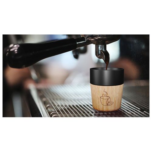 black Taza para café de cerámica magnética SCX