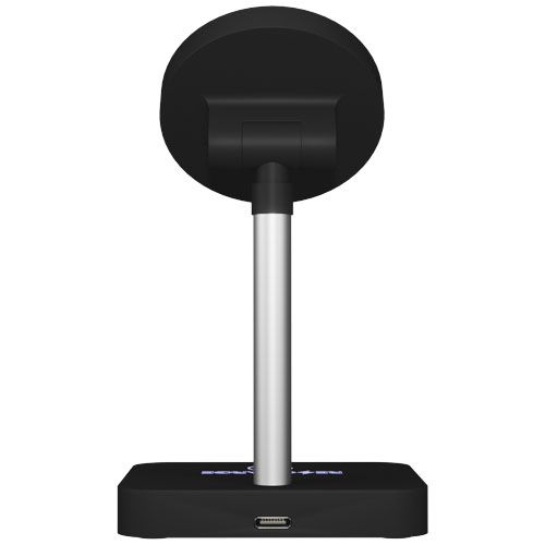 black Cargador inalámbrico magnético de 15+5W