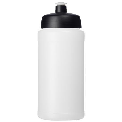 negro/blanco transparente Bidón deportivo de 500 ml