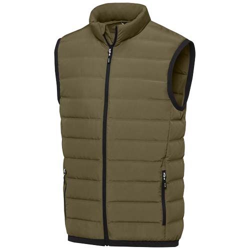 verde bosque Chaleco de plumón con aislamiento para hombre Macin