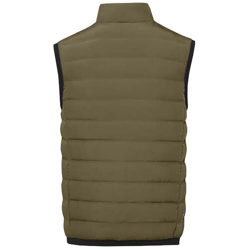 verde bosque Chaleco de plumón con aislamiento para hombre Macin