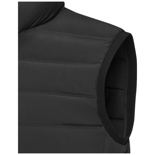 black Chaleco de plumón con aislamiento para hombre