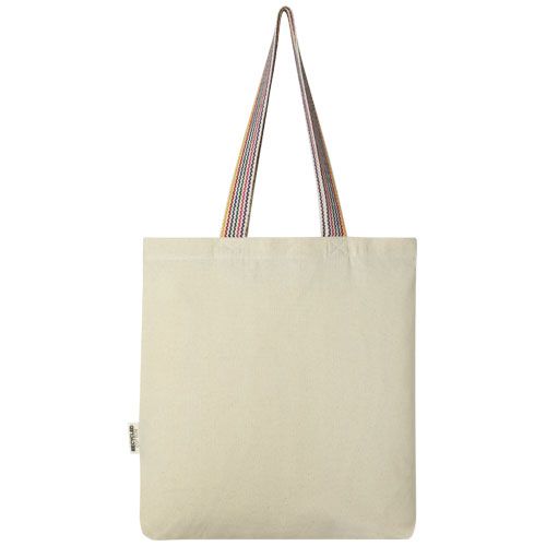 natural Bolsa Tote de algodón reciclado de 180 g/m² de 5 l