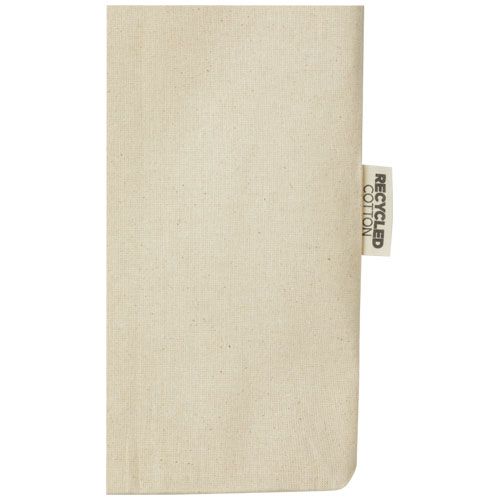 natural Bolsa Tote de algodón reciclado de 180 g/m² de 5 l