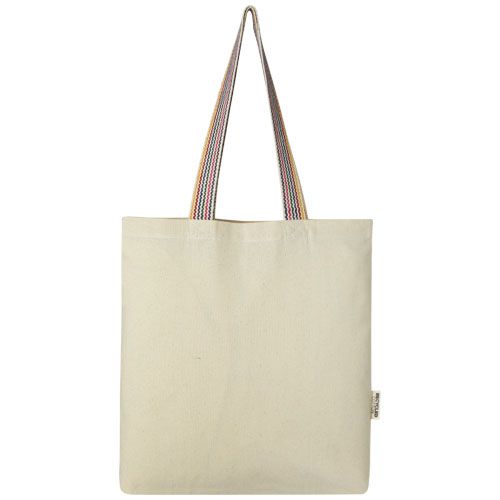 natural Bolsa Tote de algodón reciclado de 180 g/m² de 5 l