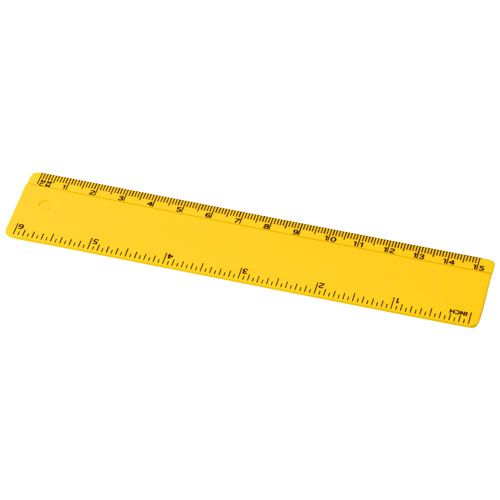 REGLA DE PLÁSTICO RECICLADO DE 15 CM 