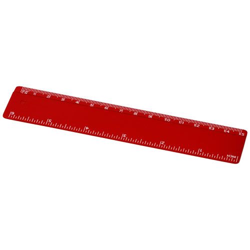 REGLA DE PLÁSTICO RECICLADO DE 15 CM 