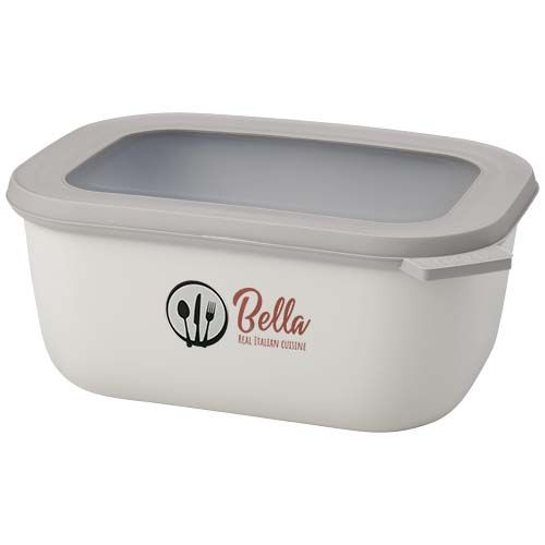 white Mepal cuenco multiuso rectangular de 1500 ml