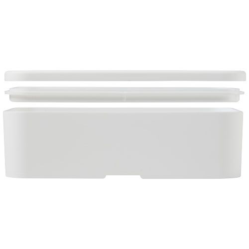 blanco/rojo Fiambrera de una sola capa