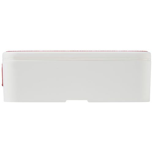 blanco/rojo Fiambrera de una sola capa