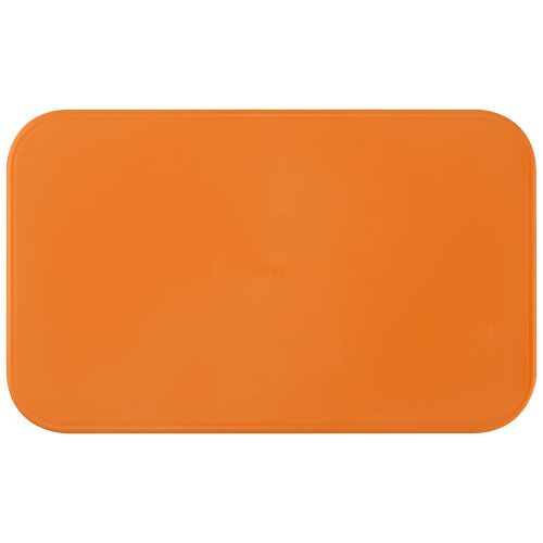 naranja/blanco Fiambrera de una sola capa