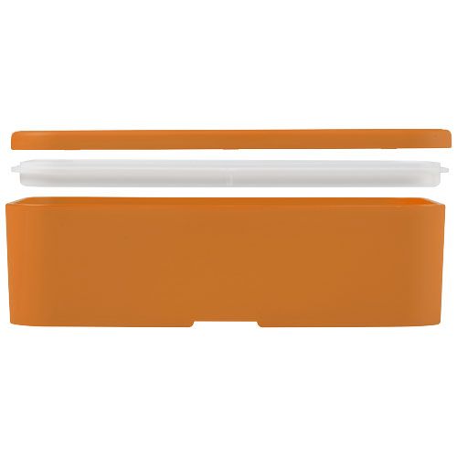 naranja/blanco Fiambrera de una sola capa