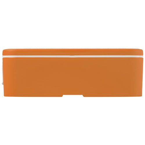 naranja/blanco Fiambrera de una sola capa