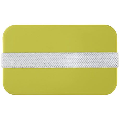 verde lima/blanco Fiambrera de una sola capa