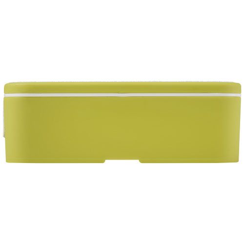 verde lima/blanco Fiambrera de una sola capa