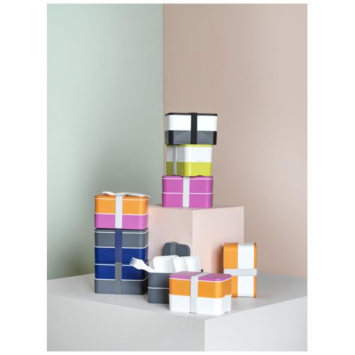 Fiambrera doble de 700+700 ml 