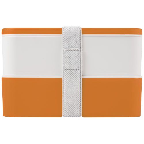 naranja/blanco Fiambrera de doble capa