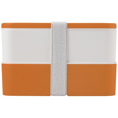 naranja/blanco Fiambrera de doble capa