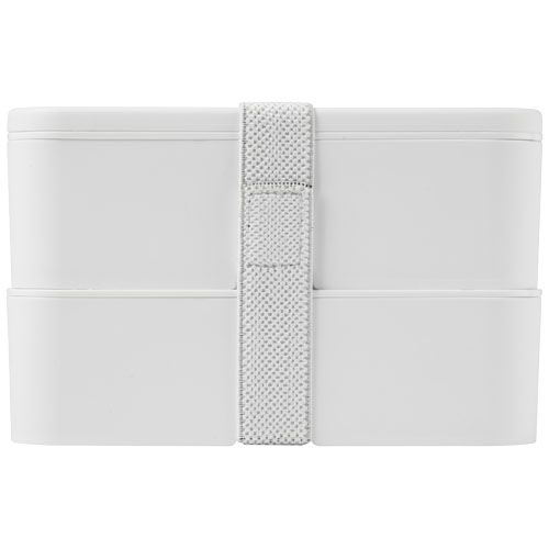 white Fiambrera de doble capa