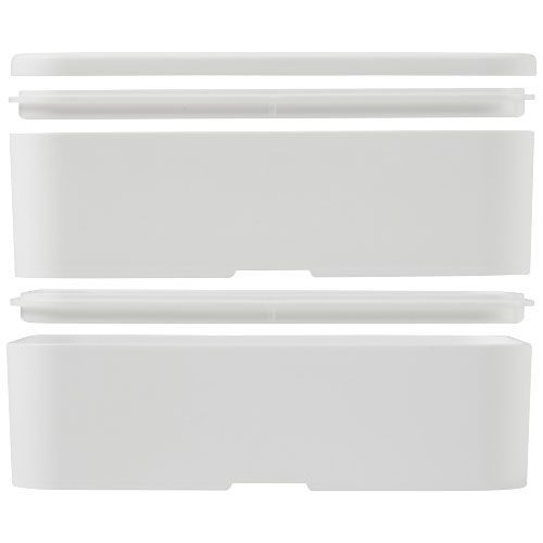 white Fiambrera de doble capa