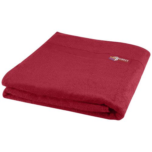 red Toalla de 100 x 180 cm de algodón de 450 g/m² Evelyn