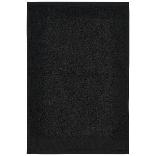 black Toalla de 30 x 50 cm de algodón de 550 g/m²