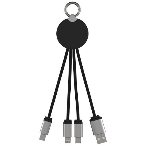 azul/negro SCX.design C16 ring light-up cable retroiluminado