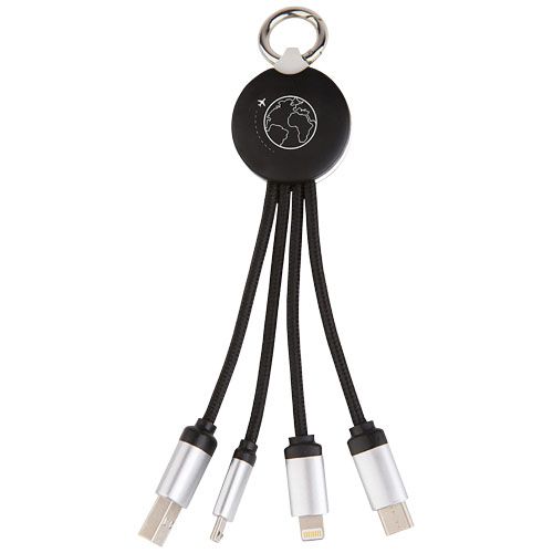 negro/blanco SCX.design C16 ring light-up cable retroiluminado