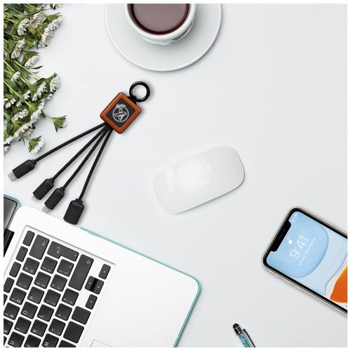 madera/negro SCX.design Cable de madera de 20 W FSC fácil de usar C-19