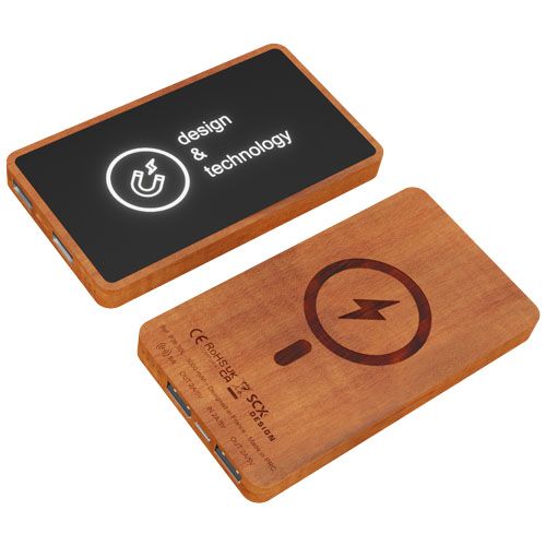 Batería externa inalámbrica magnética de 5000 mAh y 5 W 