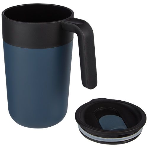 Taza de 400 ml con doble pared reciclada 