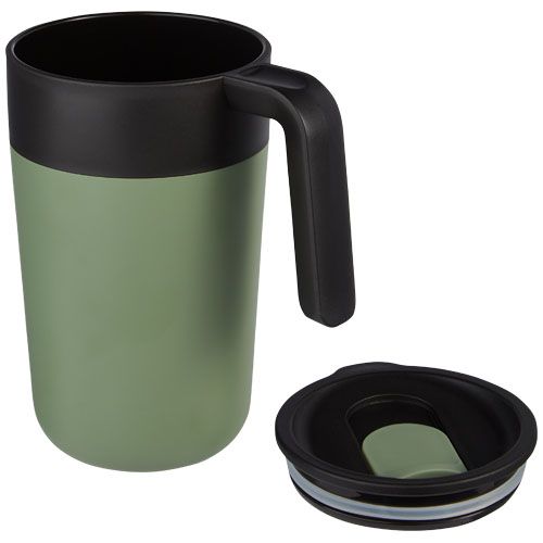 Taza de 400 ml con doble pared reciclada 