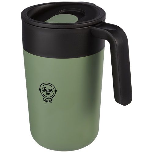Taza de 400 ml con doble pared reciclada 