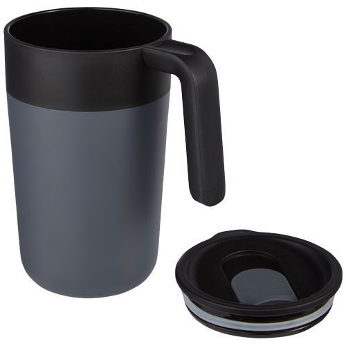Taza de 400 ml con doble pared reciclada 