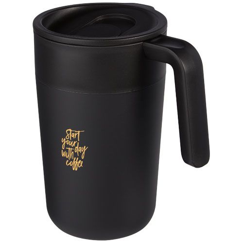 Taza de 400 ml con doble pared reciclada 