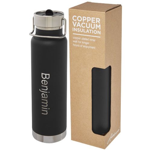 Bidón deportivo de 750 ml con aislamiento al vacío de cobre 