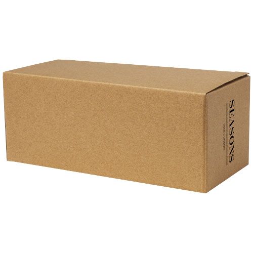 Dos tazas de vidrio de doble pared de 100 ml con posavasos de bambú 