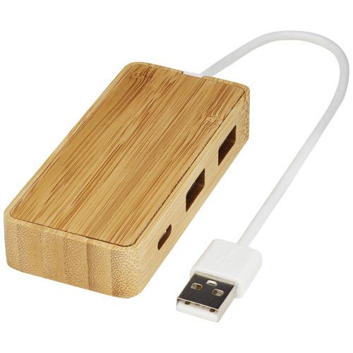 natural Hub USB de bambú
