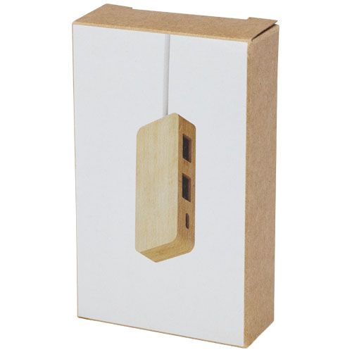 natural Hub USB de bambú