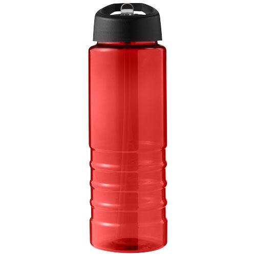 rojo/negro Bidón deportivo con tapa con boquilla de 750 ml