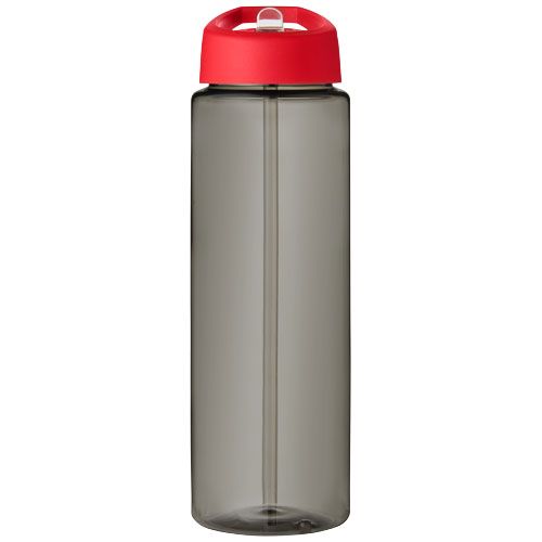 carbón/rojo Bidón deportivo con tapa con boquilla de 850 ml
