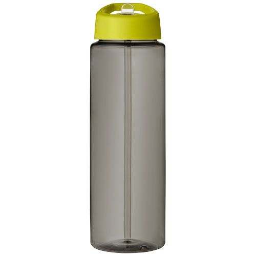 carbón/verde lima Bidón deportivo con tapa con boquilla de 850 ml