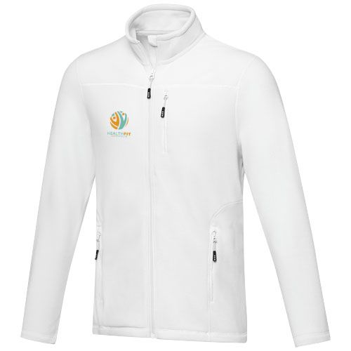 Chaqueta polar con cremallera entera reciclada GRS para hombre 
