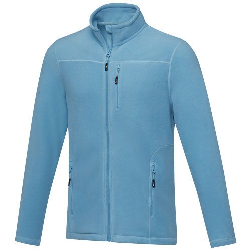 Chaqueta polar con cremallera entera reciclada GRS para hombre 