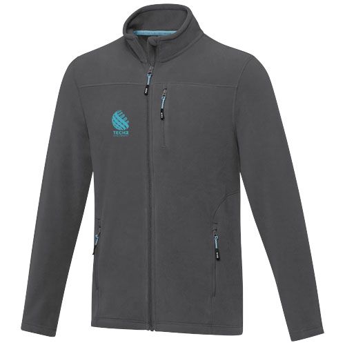 Chaqueta polar con cremallera entera reciclada GRS para hombre 