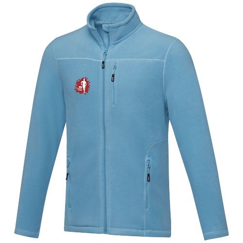 Chaqueta polar con cremallera entera reciclada GRS para hombre 