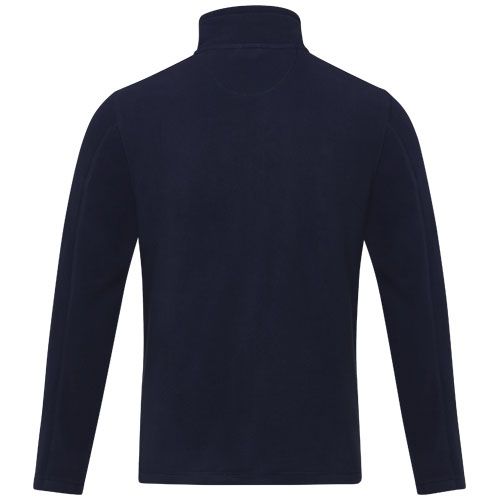 azul marino Chaqueta polar con cremallera entera reciclada GRS para hombre Amber