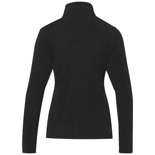 black Chaqueta polar con cremallera entera reciclada GRS para mujer